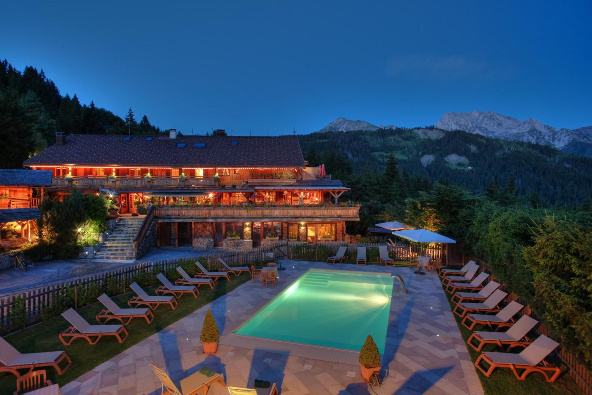Les Chalets-Hotel De La Croix-Fry マニグード エクステリア 写真